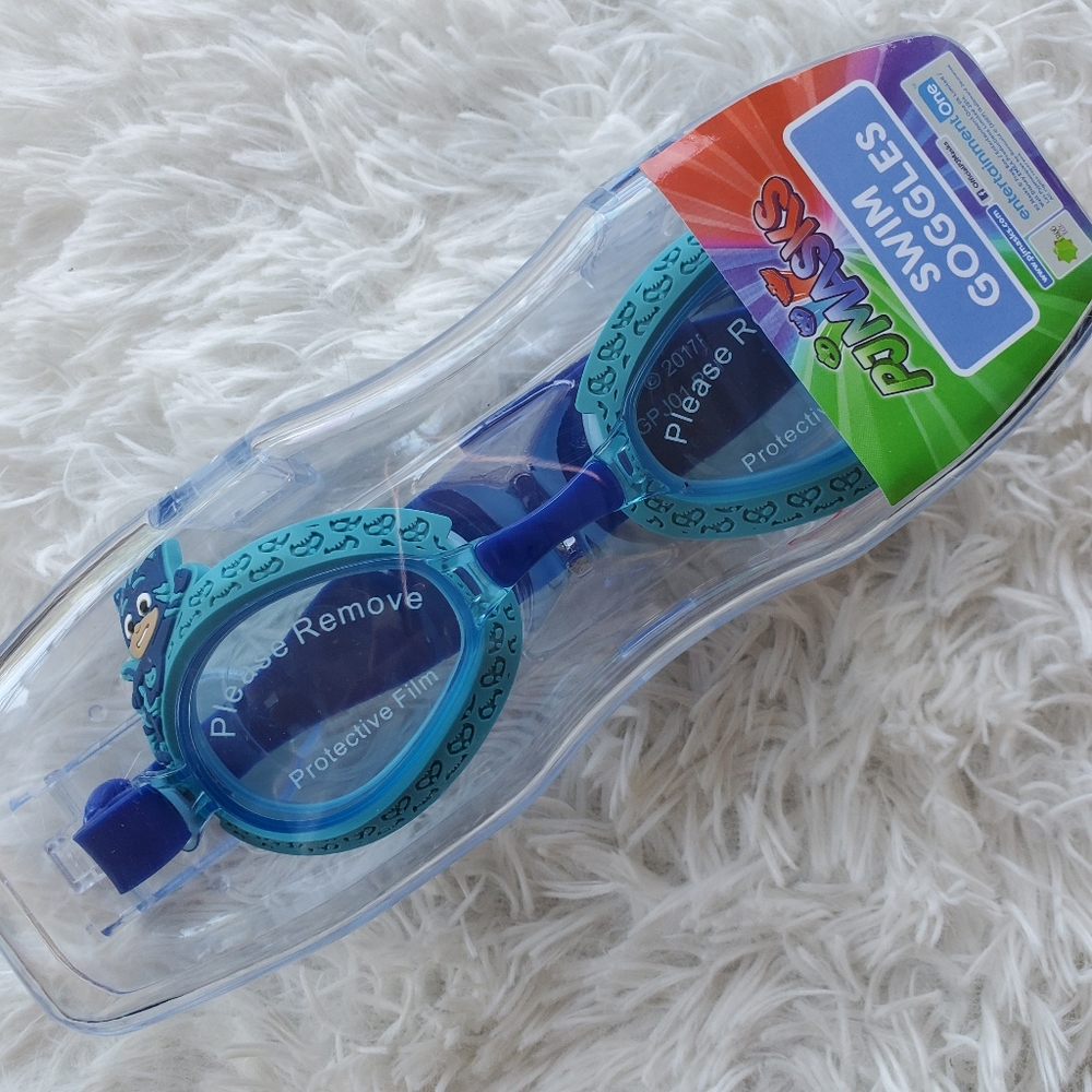 PJMASKS Boys Swim Goggles, C: Blue.